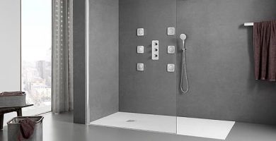 Baño con recubrimiento