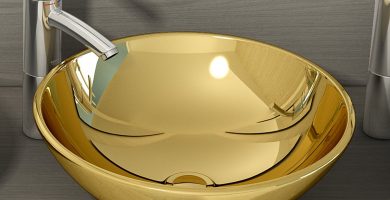Lavabo de oro increíble