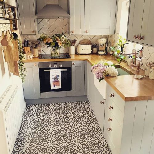 Cocina pequeña para amueblar