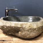 Lavabo de piedra rústica